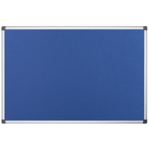 Bi-Office prikbord Maya, 1200 x 900 mm, blauw
