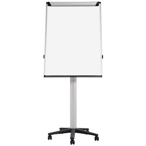 Bi-Office mobiel flipchart Earth, 700 x 1000 mm, grijs, magnetisch