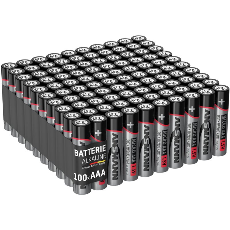 ANSMANN Alkaline Batterijen AAA, 100 stuks