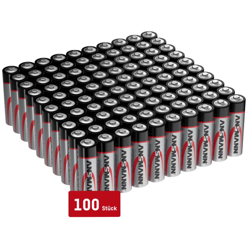 ANSMANN alkalinebatterijen AA 100 stuks