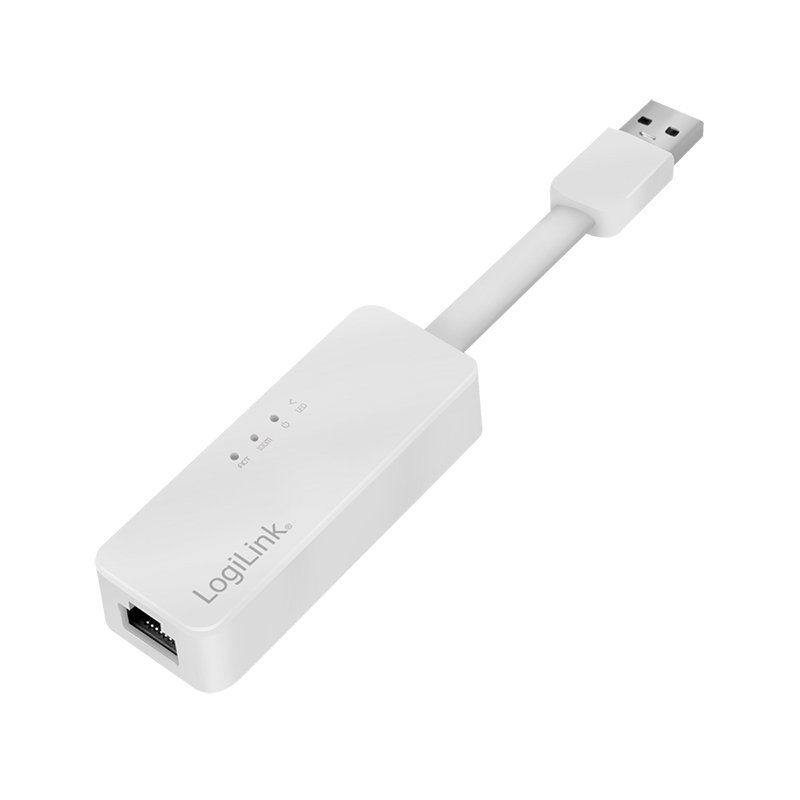 LogiLink USB 2.0 naar RJ45 Snelle Ethernetadapter, wit