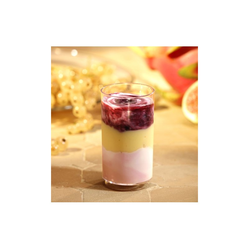 Vingerhapjesbakjes, runder, 60 ml, transparant