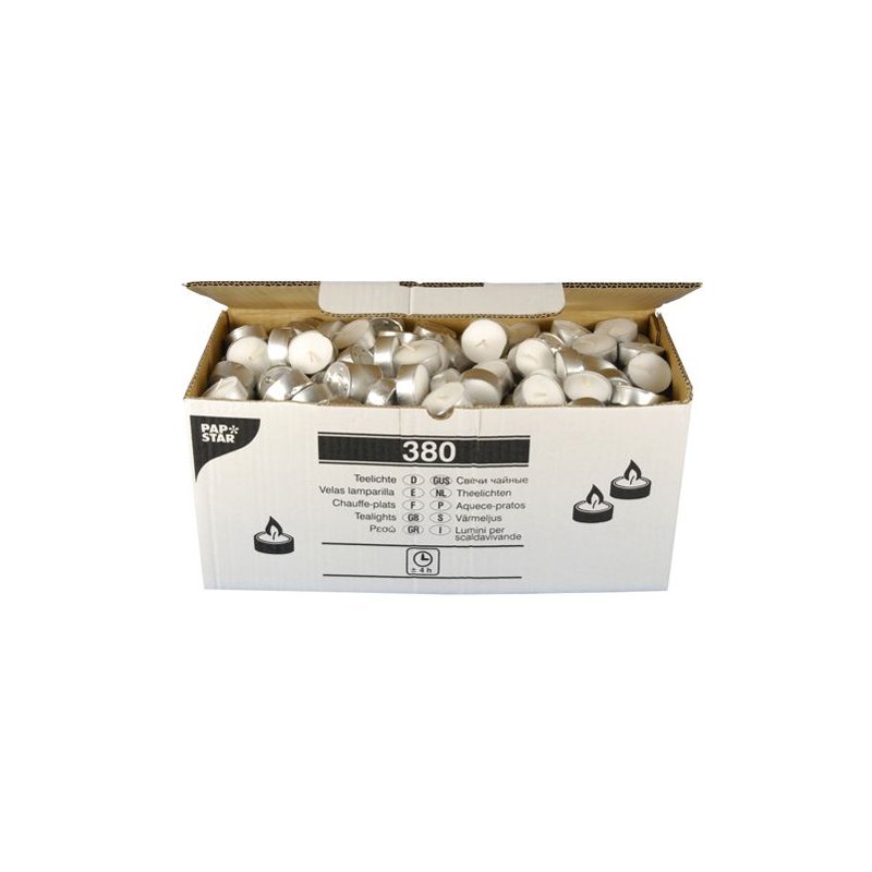 STARPAK theelichtjes wit, diameter 38 mm, los verpakt