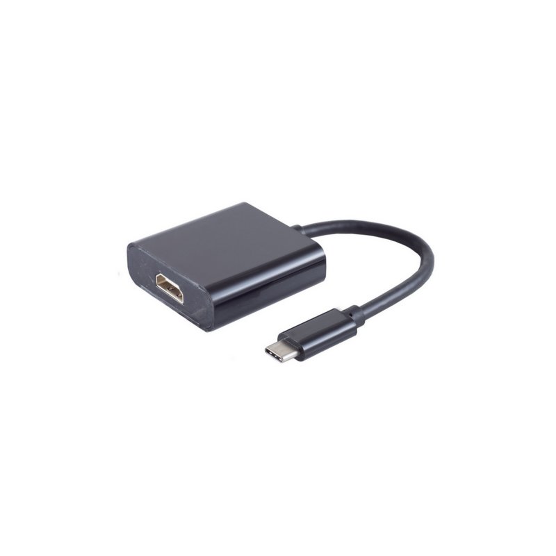 USB-C naar HDMI adapterkabel 3.1 zwart