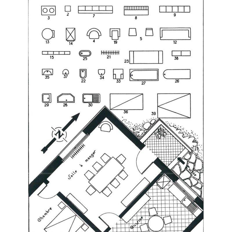 MINERVA Sjabloon Architectographe No. 9