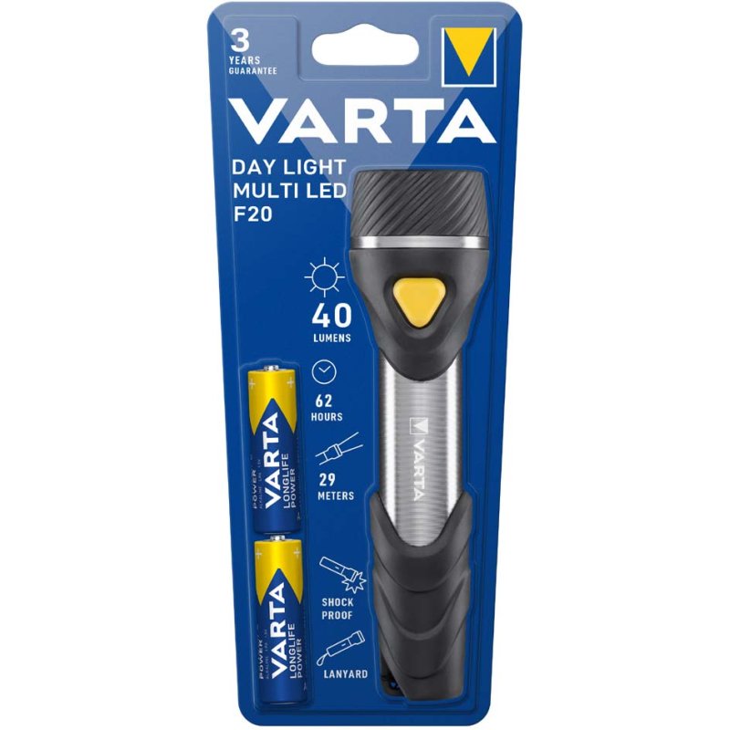 VARTA zaklamp Day Light Multi LED F20 inclusief batterij