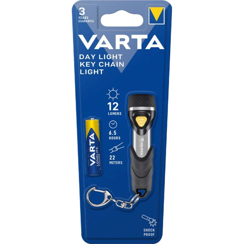VARTA zaklamp Day Light sleutelhanger LED