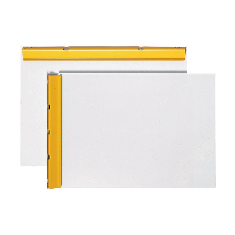 Hansa klembord A4 staand, aluminium, grijs