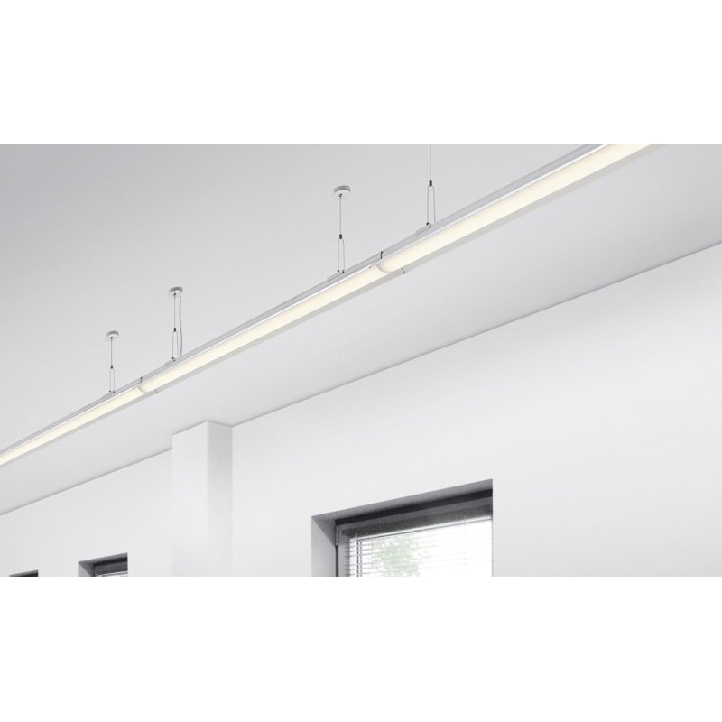 Hansa hanglamp en plafondlamp aluminium met afstandsbediening