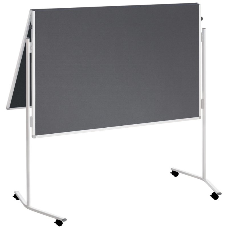 FRANKEN moderatietafel ECO, 2x 750 x 1200 mm, vilt, blauw