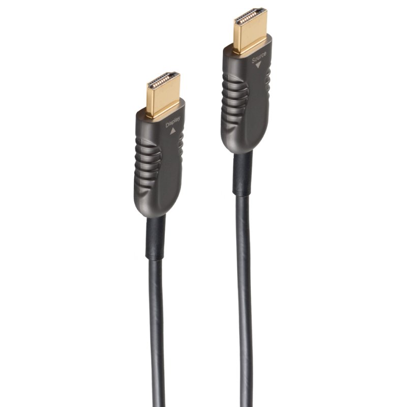 Shiverpeaks HDMI-kabel 4K optisch hybride 15 meter zwart