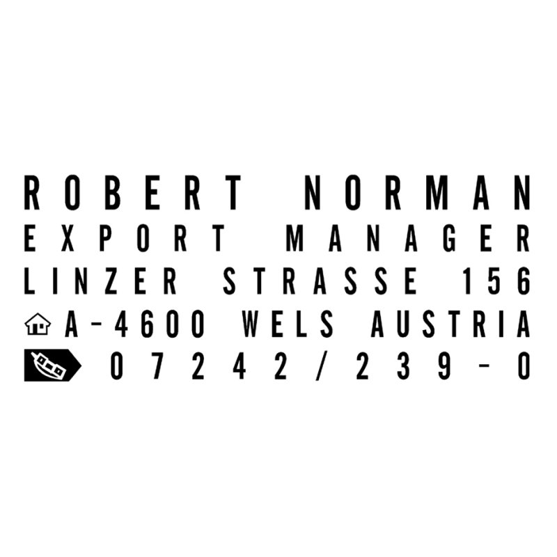 Trodat Tekststempel Printy 4913 TYPO 4.0, 5 regels