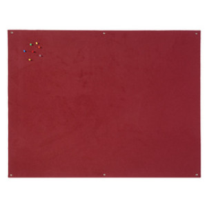 Bi-Office vilttafel, raamloos, 1200 x 900 mm, bordeauxrood