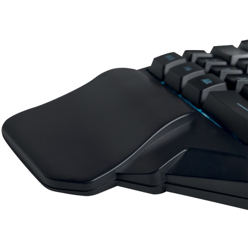 LogiLink Verlichte Eenhand Gamingtoetsenbord, zwart