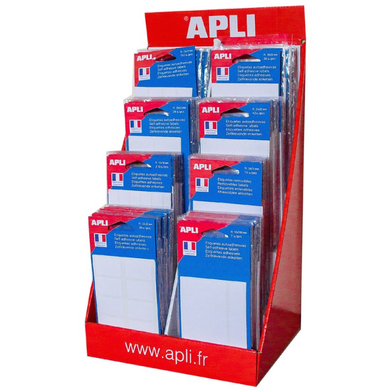 APLI Etiketten assortiment display