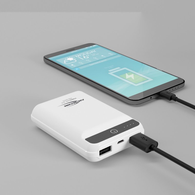ANSMANN - Powerbank 10.8 mini - 10.000 mAh - Zwart