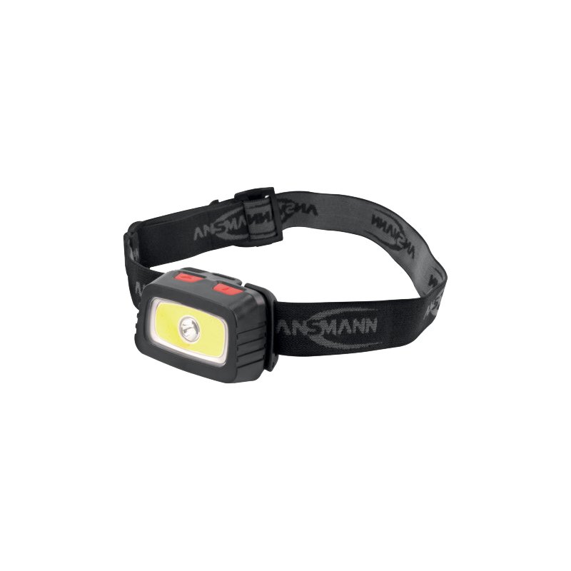 ANSMANN hoofdlamp HD200B, 200 lumen, IP44 waterdicht