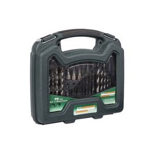 BRÜDER MANNESMANN Boor- en bitset, 75-delig, in koffer