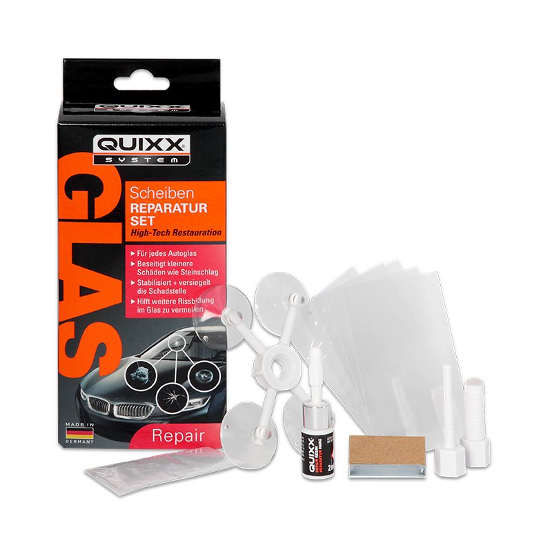 QUIXX autoruitreparatieset, 7-delig