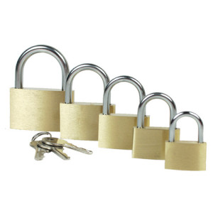 BRÜDER MANNESMANN hangslot, 30 mm, korte beugel