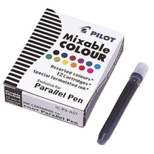 PILOT inktpatronen voor vulpen Parallel Pen, blauw