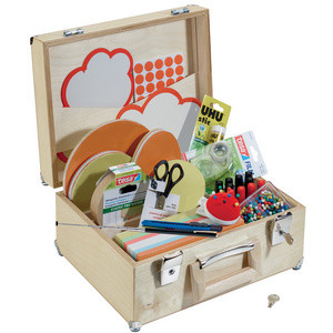 FRANKEN Moderatiekoffer U-Act! Line, berkenhout, 2.200 delen