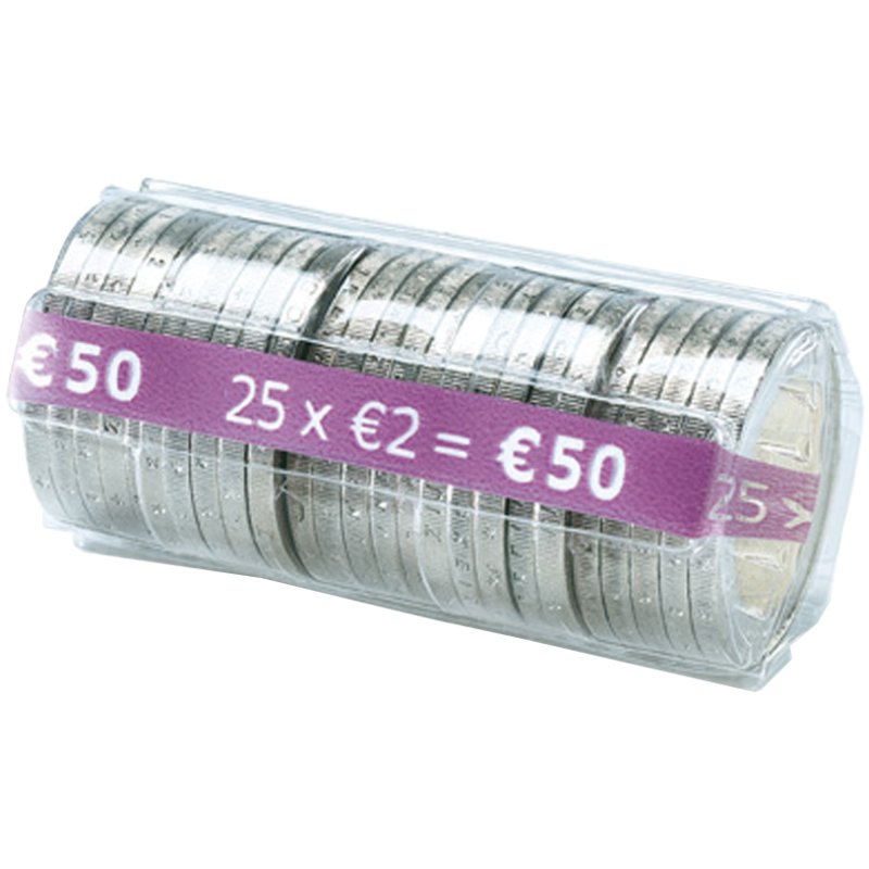 RESKAL munthulzen voor 10 cent munten - 100 stuks met blauwe kleurcode