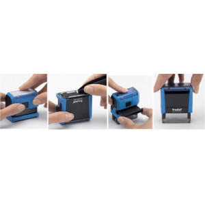 Tekststempel Printy Typo 4911T, 3 regels