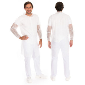 HYGOSTAR bezoekersjas ECO HYGOBASE wit XXL