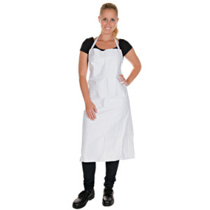HYGOSTAR keukenschort, katoen, wit