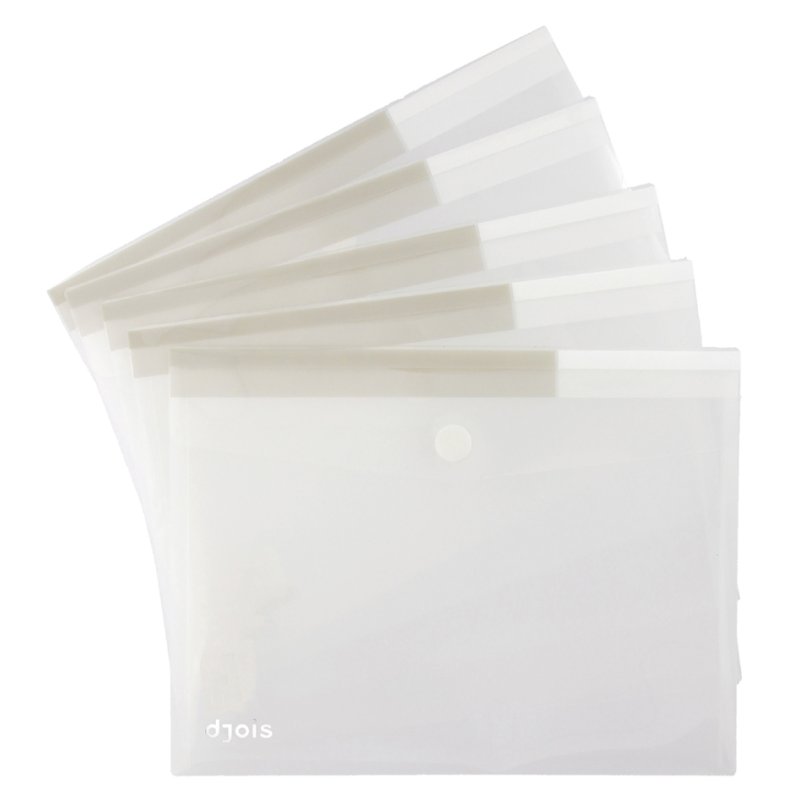 Document-etui DIN A5, gesorteerd kunststof