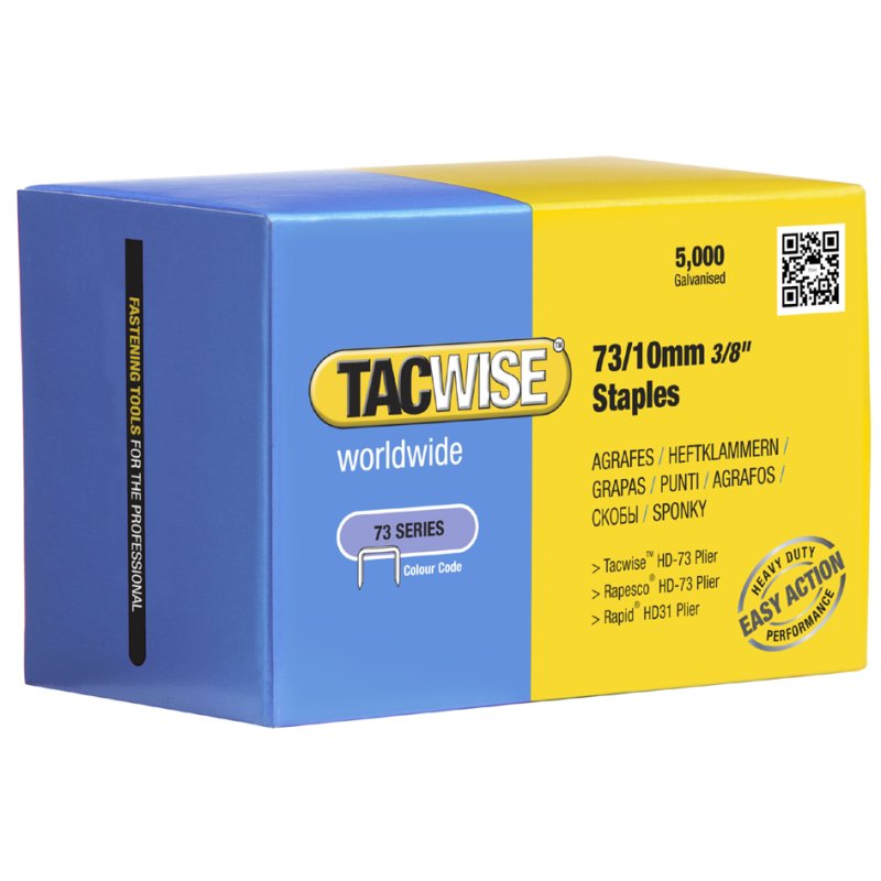 TACWISE Nietjes 73/8 mm, roestvrijstaal, 5.000 stuks