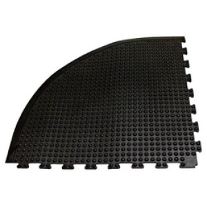 miltex werkplekmat Yoga Dome Basic, 100% natuurrubber, 900 x 1200 mm, zwart