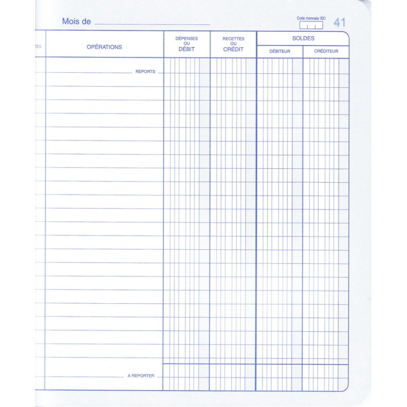 Gebonden tellersalbum 'Saldobalans', 210 x 190 mm