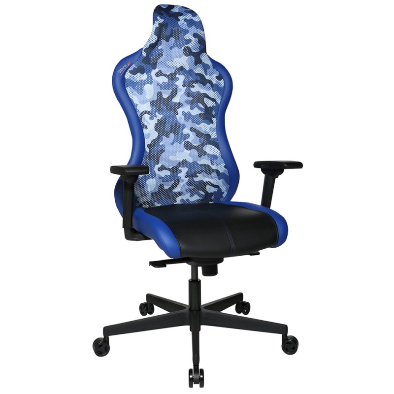 Topstar bureaustoel RS Sport, kunstleder Softex, zwart/roze, 110 kg