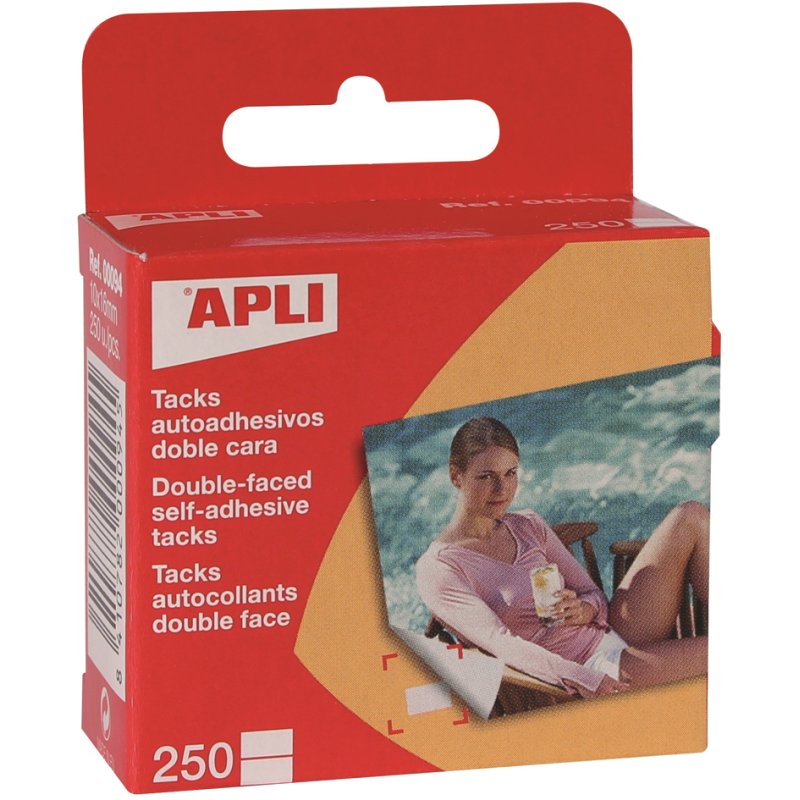 APLI foto-klevende punten dubbelzijdig 10 x 16 mm