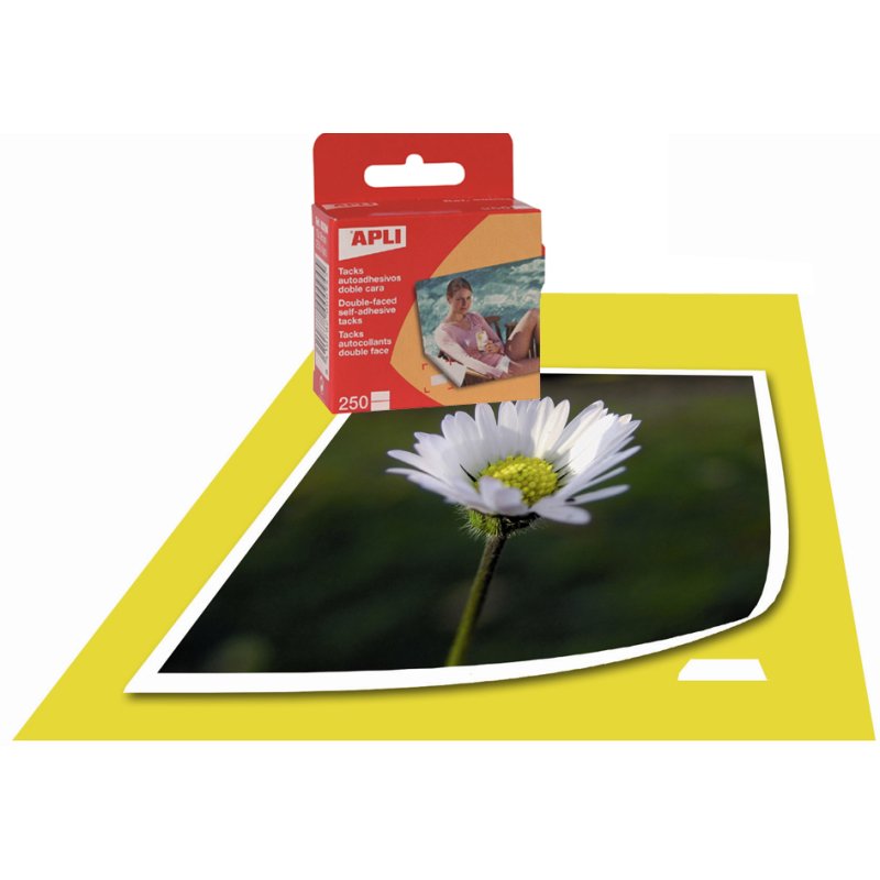 APLI foto-klevende punten dubbelzijdig 10 x 16 mm