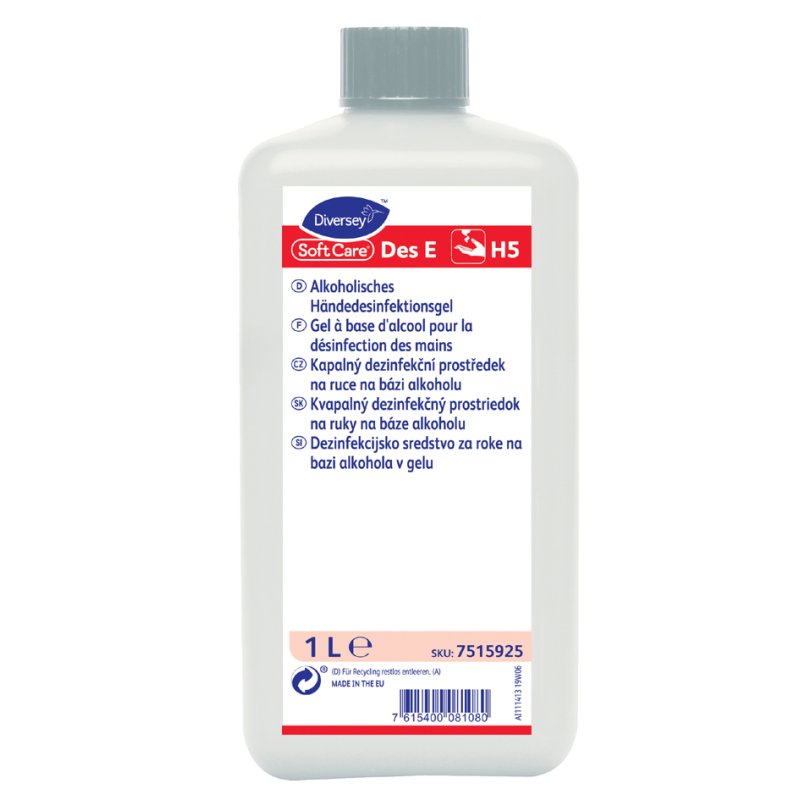 Soft Care Handendesinfectie Des E H5 pompfles 0,5 liter