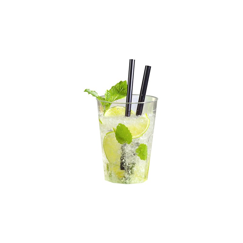 Polystyreen caipirinha glas 0,3 liter transparant