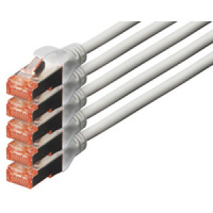 DIGITUS Netwerkkabel Cat6 S/FTP 10m geel - 5 stuks