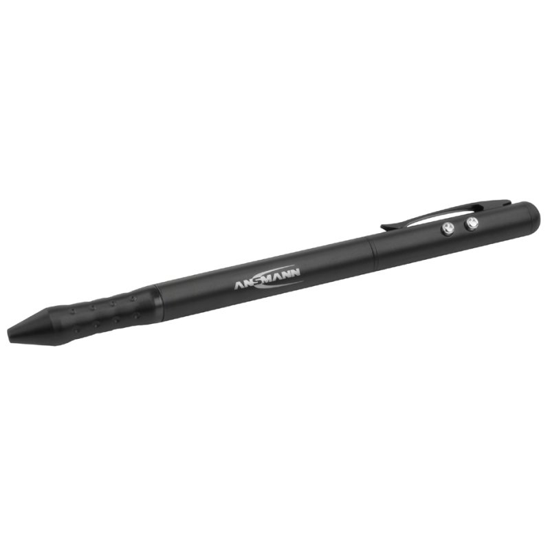 ANSMANN 4-in-1 laserpointer met stylus, balpen en LED-lamp