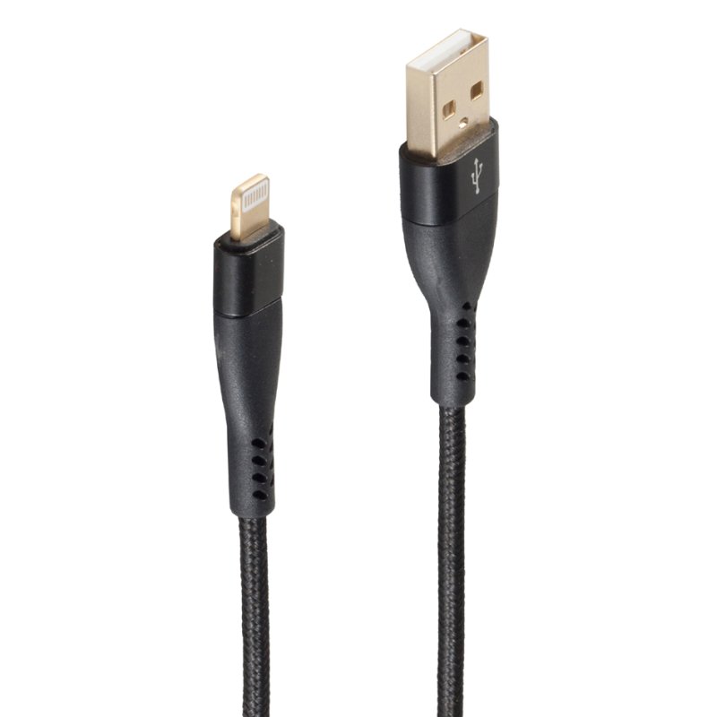 shiverpeaks PRO Serie II data- en oplaadkabel USB-A naar Lightning
