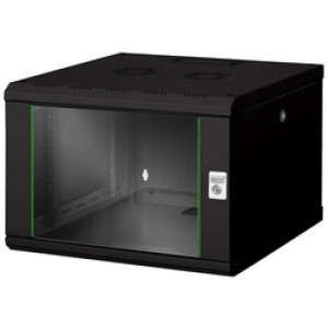 DIGITUS 19 inch wandkast Unique Serie, 16 HE, 600 mm diepte, zwart