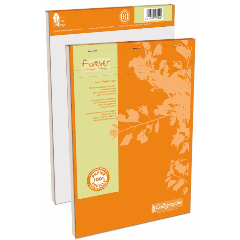 Calligraphe notitieblok Forever A4, 100 vel, geruit