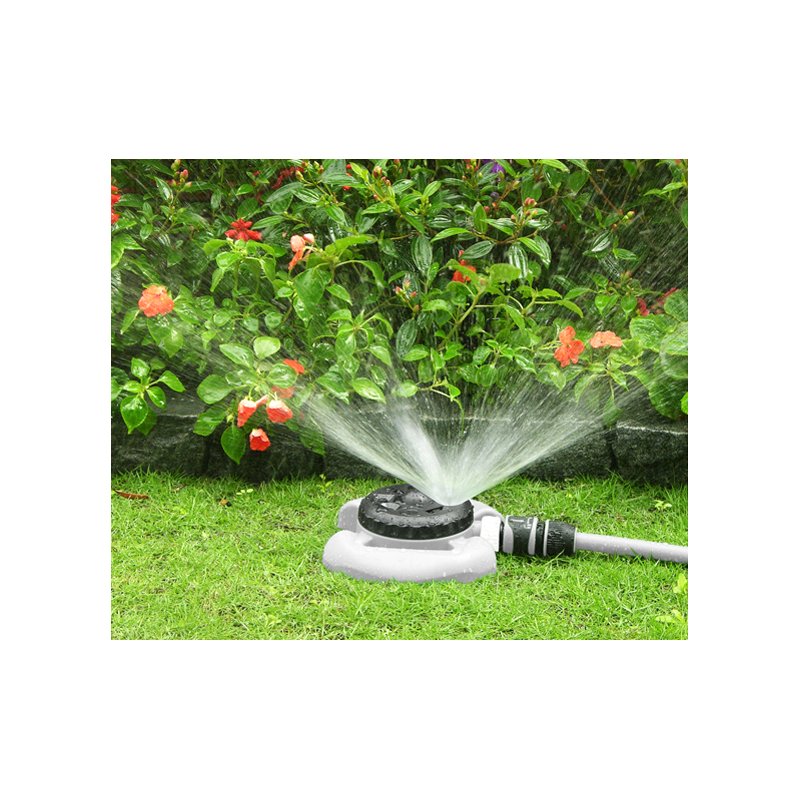 Bradas gazonsproeier WHITE LINE, 8 functies, grijs