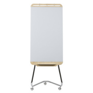 ARCHYI glas-flipchart Douro, mobiel, 700 x 1200 mm