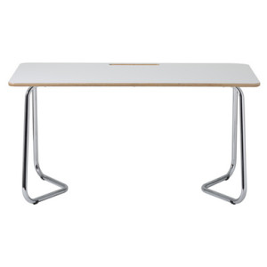 ARCHYI whiteboard-tafel Douro, wit melamine oppervlak, 1500 x 700 x 740 mm