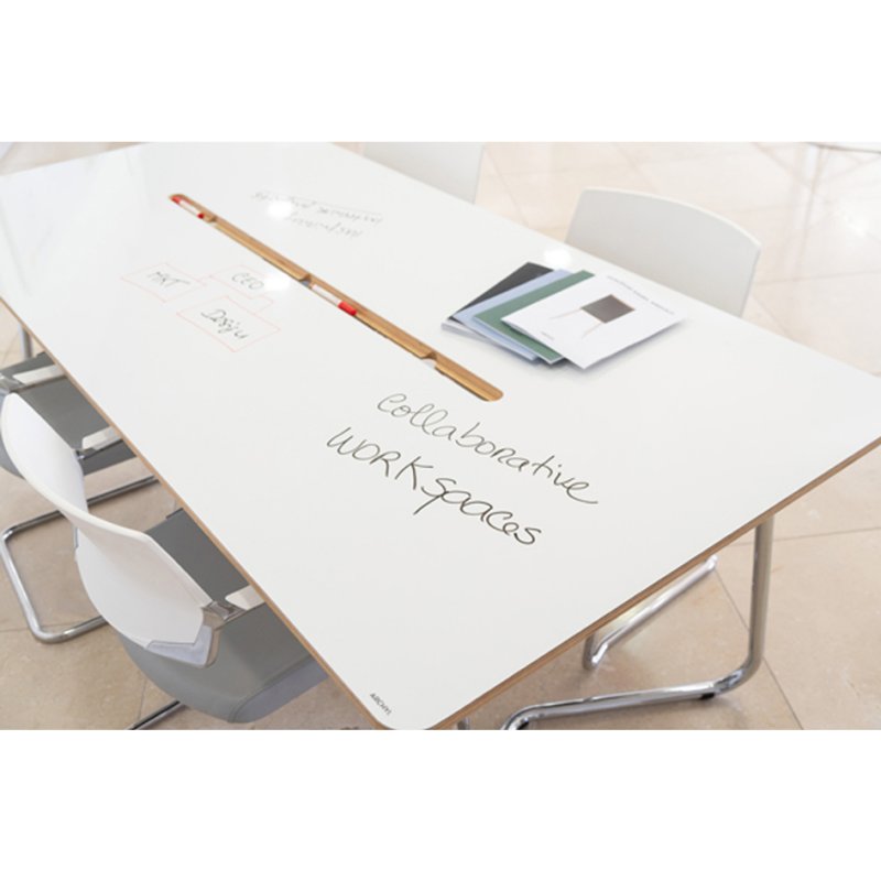 ARCHYI conferentietafel Douro, whiteboard oppervlak, 210 x 72 x 100 cm
