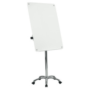 ARCHYI flipchart Porto, glas oppervlak, mobiel, 750 x 1000 mm