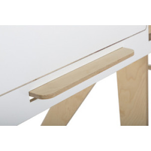 ARCHYI Flipchart Pico, draagbaar, houten statief, 65x68,5x180 cm